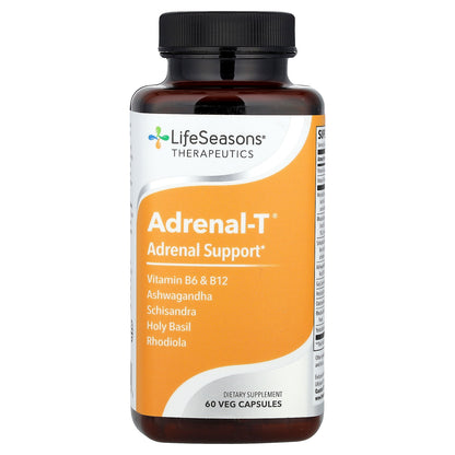 LifeSeasons, Adrenal-T®, Adrenal Support, 60 Veg Capsules