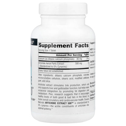Source Naturals, Artichoke Extract 500™, 180 Tablets