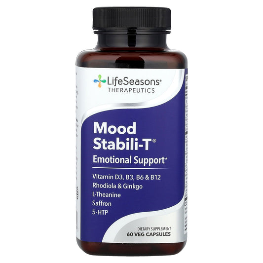 LifeSeasons, Mood Stabili-T®, Emotional Support, 60 Veg Capsules