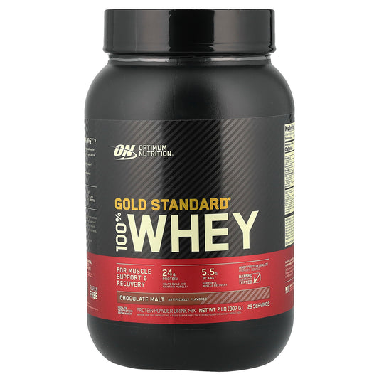 Optimum Nutrition, Gold Standard® 100% Whey, Chocolate Malt, 2 lb (907 g)