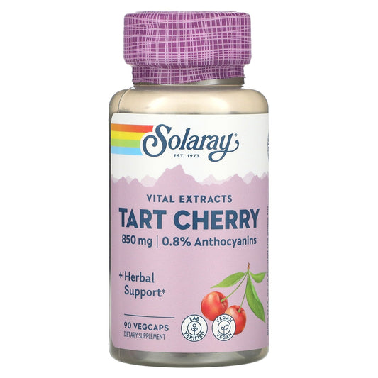 Solaray, Tart Cherry, 850 mg, 90 VegCaps