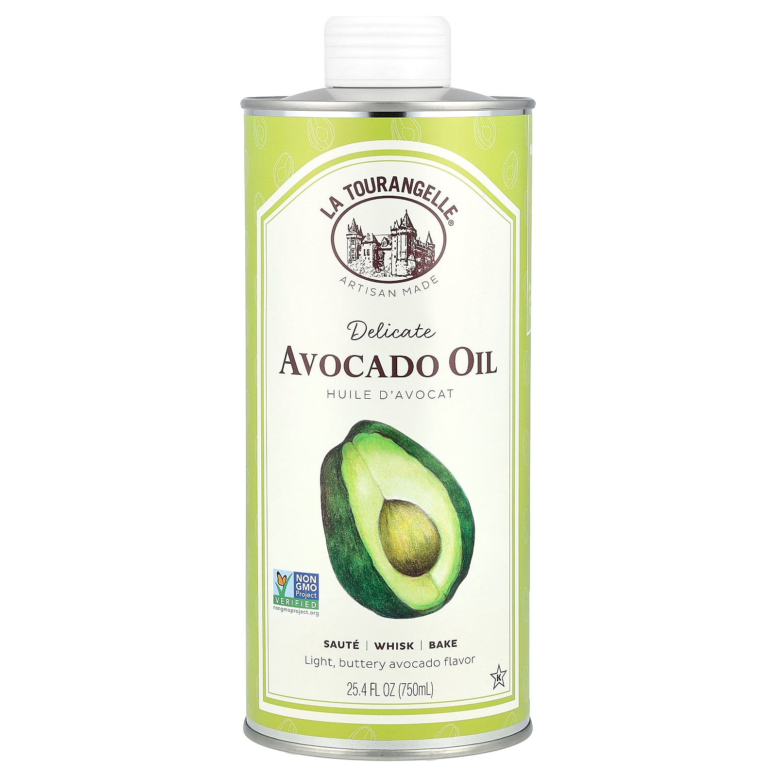 La Tourangelle, Delicate Avocado Oil, 25.4 fl oz (750 ml)