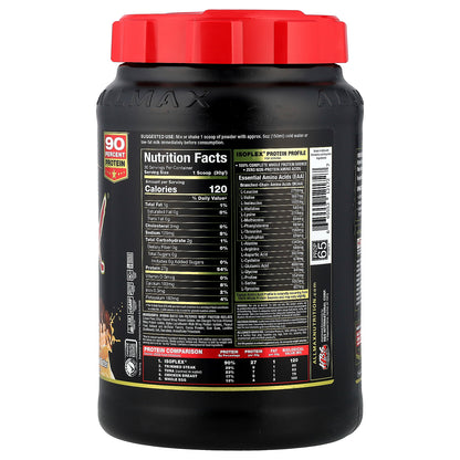 ALLMAX, ISOFLEX®, Pure Whey Protein Isolate, Chocolate Peanut Butter, 2 lbs (907 g)