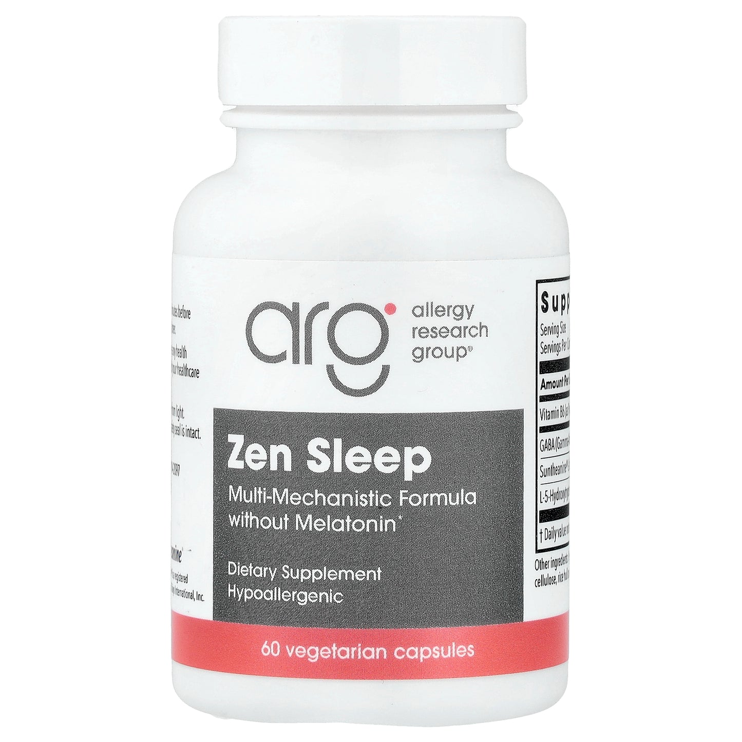 Allergy Research Group, Zen Sleep, 60 Vegetarian Capsules