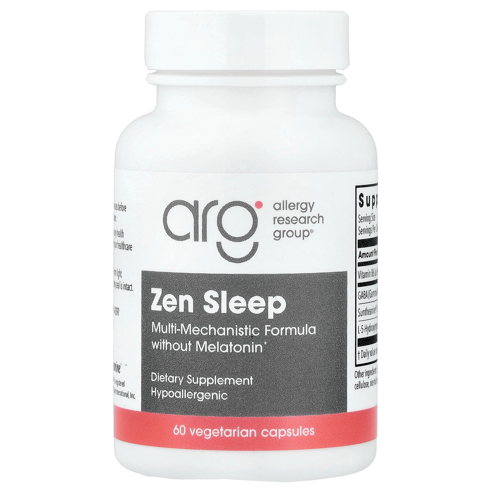 Allergy Research Group, Zen Sleep, 60 Vegetarian Capsules