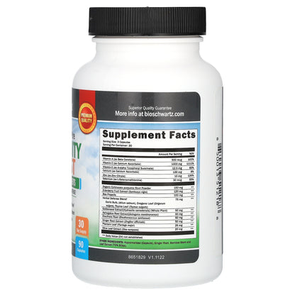 BioSchwartz, Clean & Ultra Pure Immunity Boost, 90 Capsules