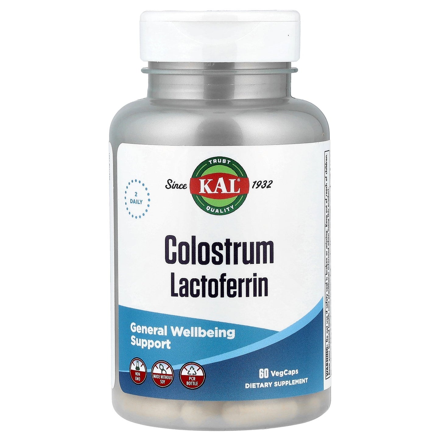 KAL, Colostrum Lactoferrin, 60 VegCaps