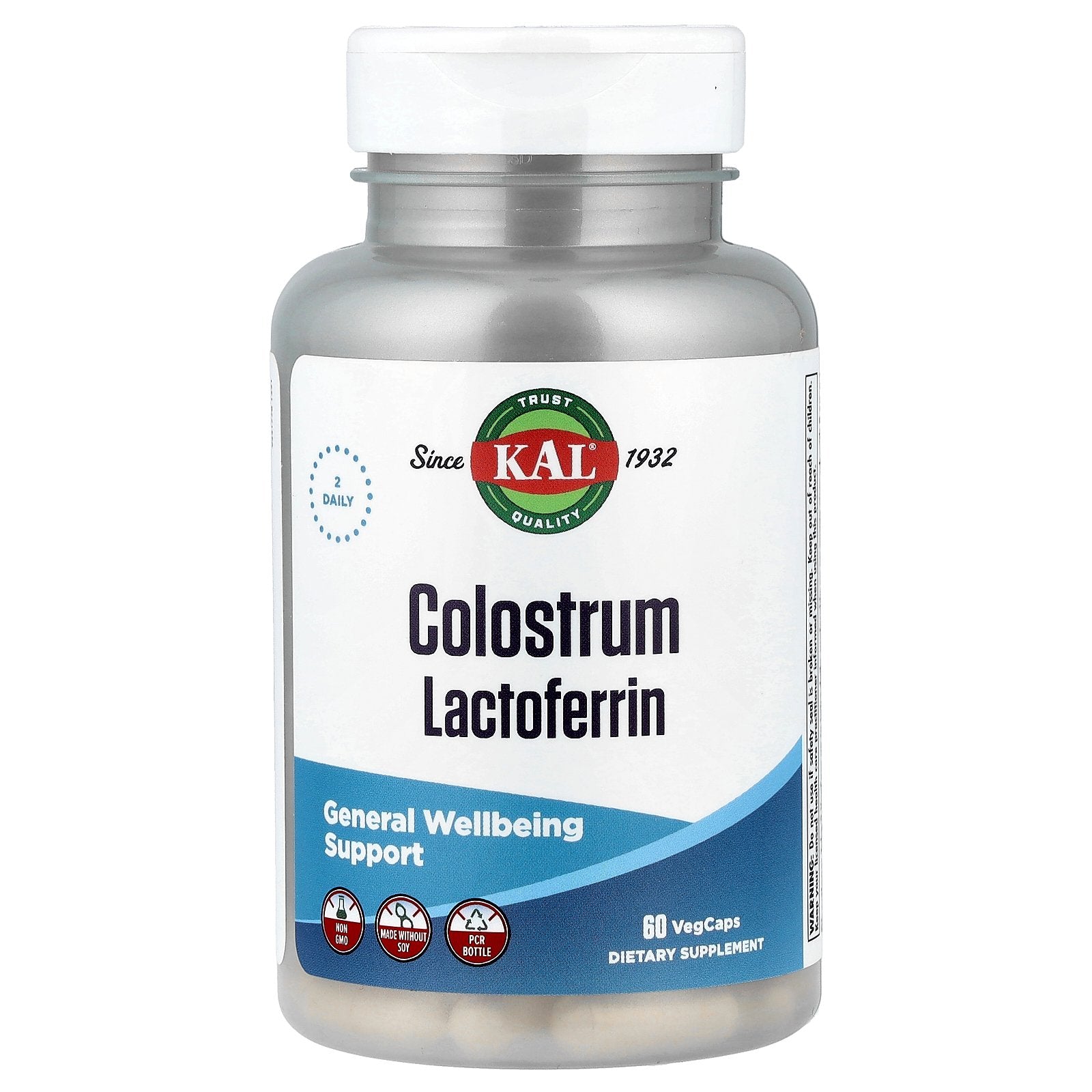 KAL, Colostrum Lactoferrin, 60 VegCaps