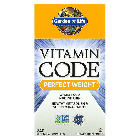 Garden of Life, Vitamin Code, Perfect Weight, 240 Vegetarian Capsules