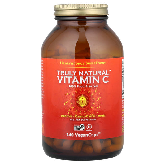 HealthForce Superfoods, Truly Natural™ Vitamin C, 240 Vegan Caps