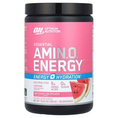 Optimum Nutrition, Essential Amin.O. Energy®, Watermelon Splash, 10.05 oz (285 g)