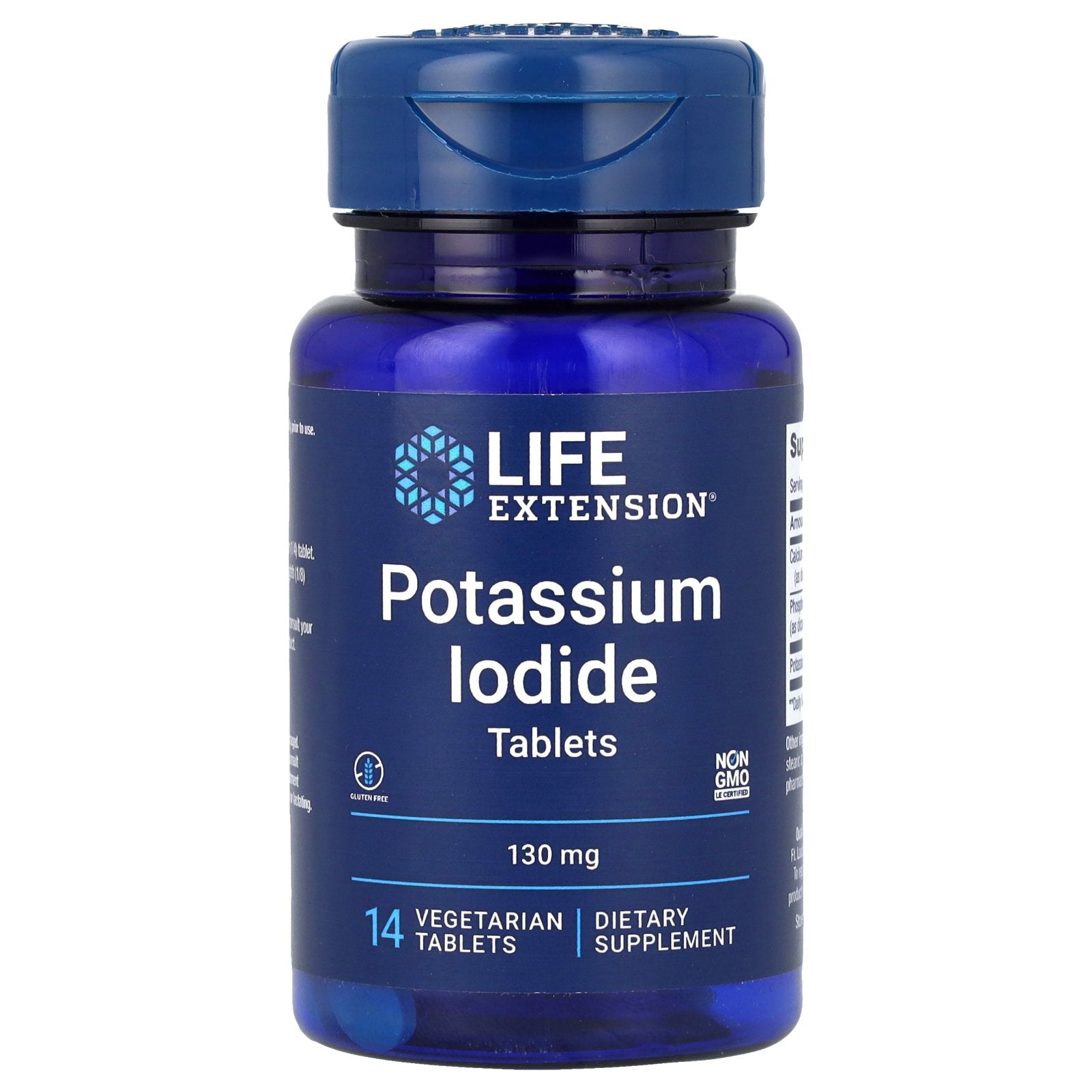 Life Extension, Potassium Iodide, 130 mg, 14 Vegetarian Tablets