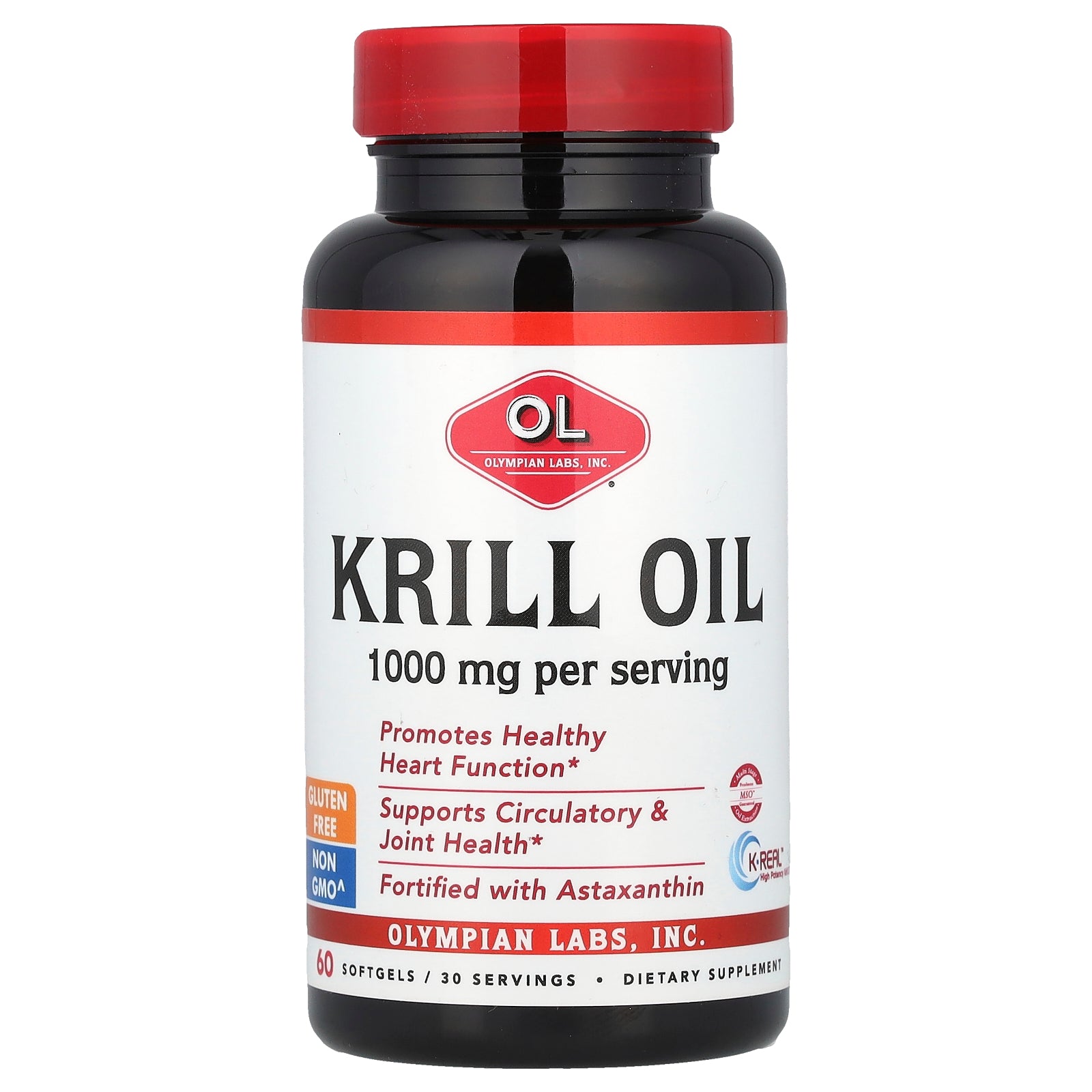 Olympian Labs, Krill Oil, 60 Softgels