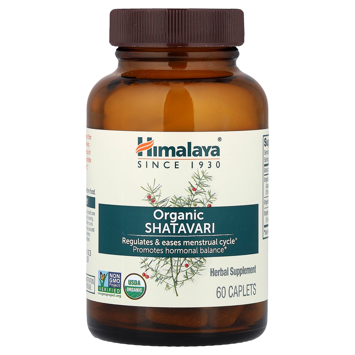 Himalaya, Organic Shatavari, 60 Caplets