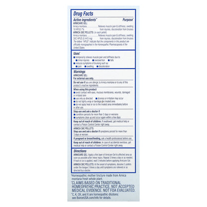 Boiron, Arnica Gel & Oral Pellets Value Pack, 2 Count