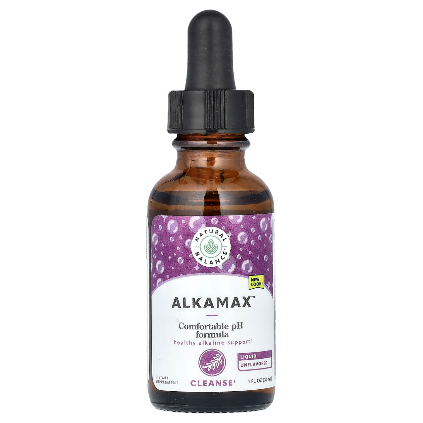 Natural Balance, AlkaMax, Comfortable pH Liquid Formula, Unflavored, 1 fl oz (30 ml)