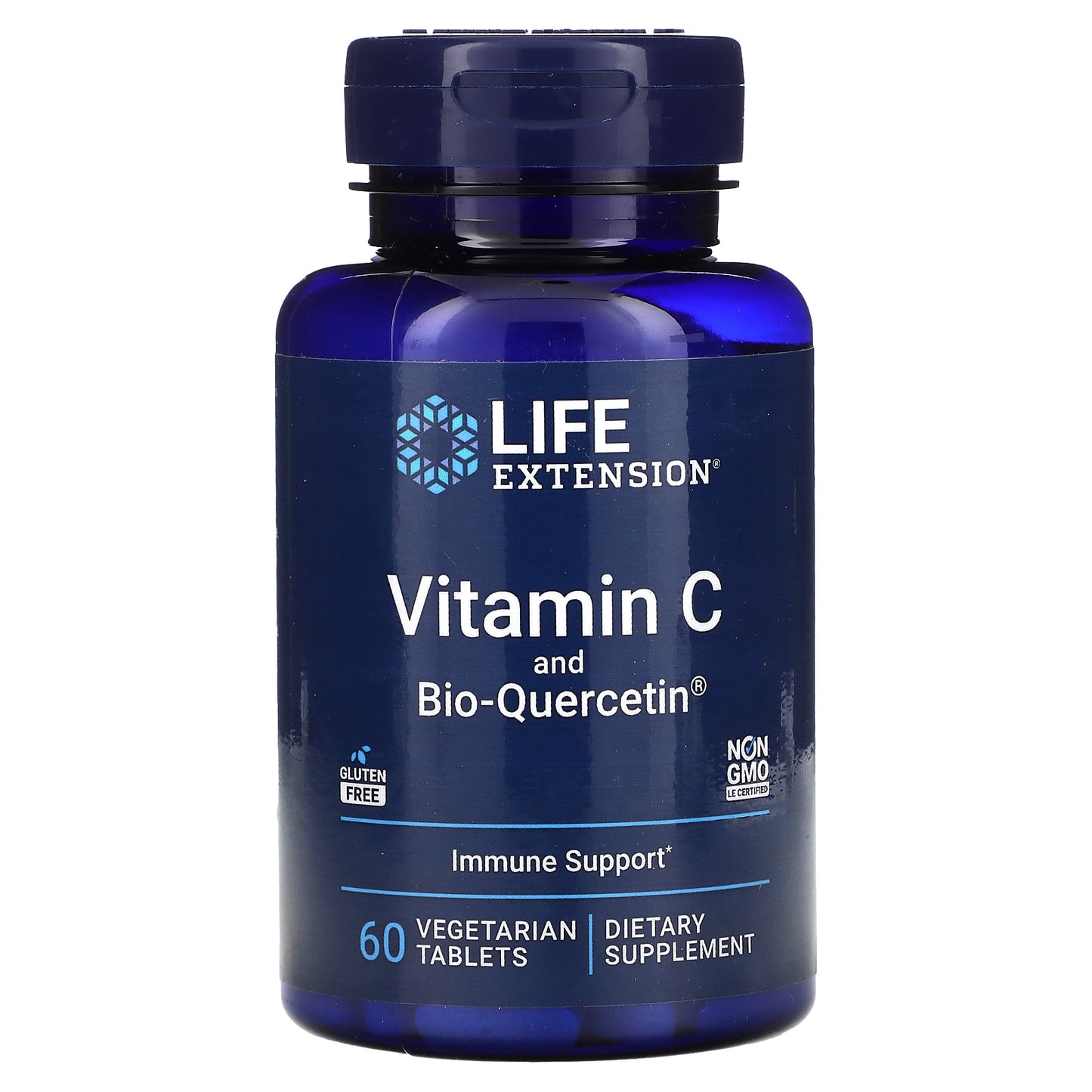 Life Extension, Vitamin C and Bio-Quercetin, 60 Vegetarian Tablets