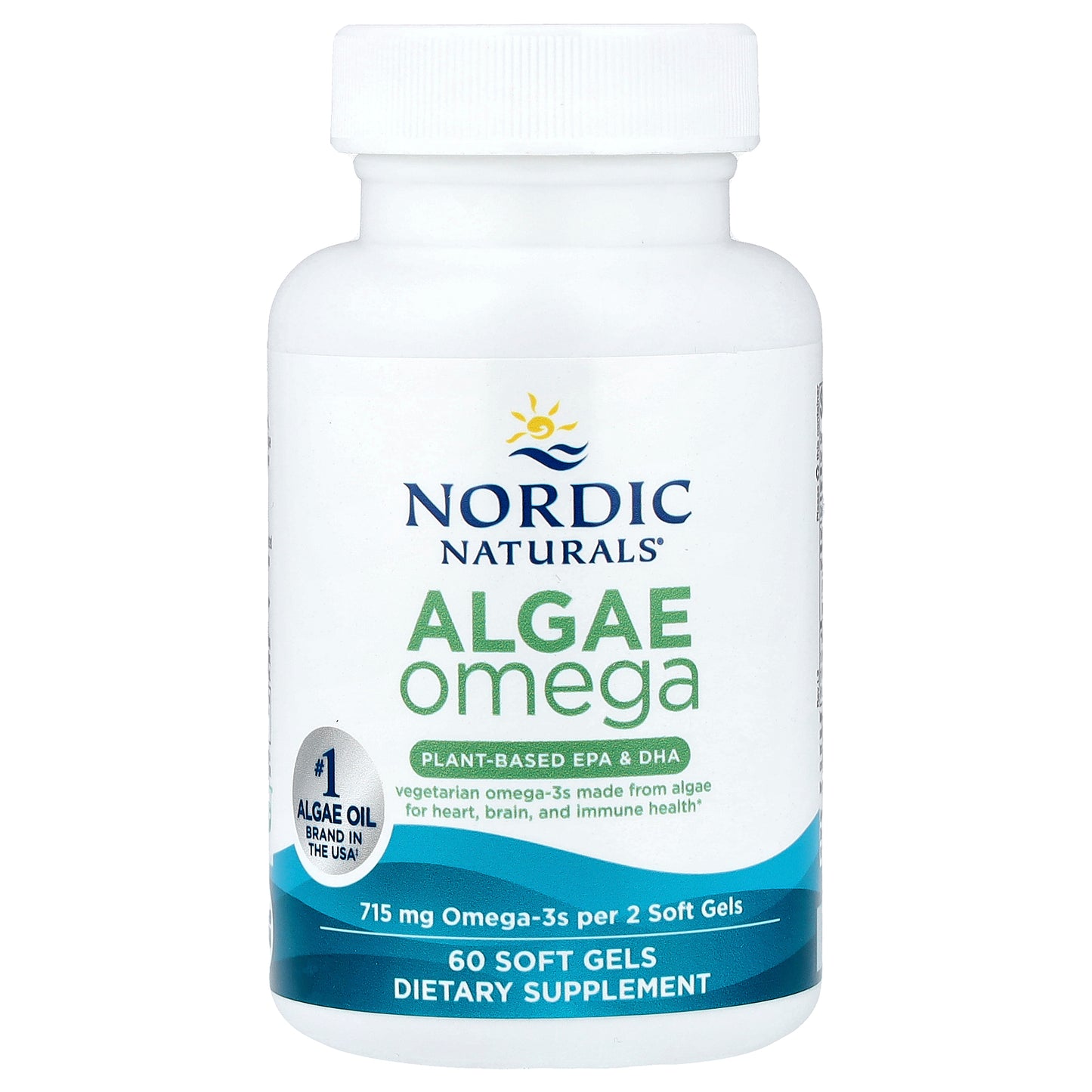 Nordic Naturals, Algae Omega, 60 Soft Gels (357.5 mg per Soft Gel)