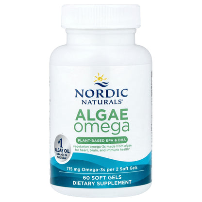 Nordic Naturals, Algae Omega, 60 Soft Gels (357.5 mg per Soft Gel)