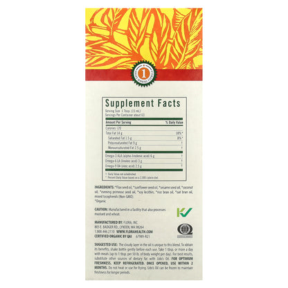 Flora, Udo's Choice®, Udo's Oil™ 3-6-9 Blend, 32 fl oz (941 ml)