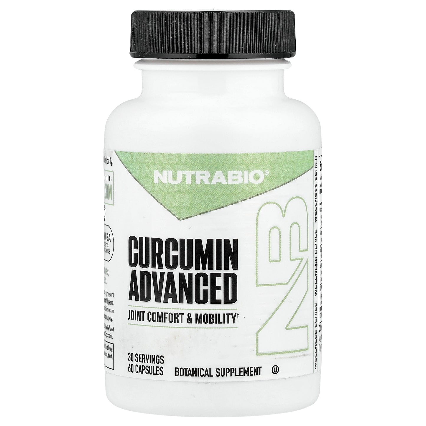 NutraBio, Curcumin Advanced, 60 Capsules
