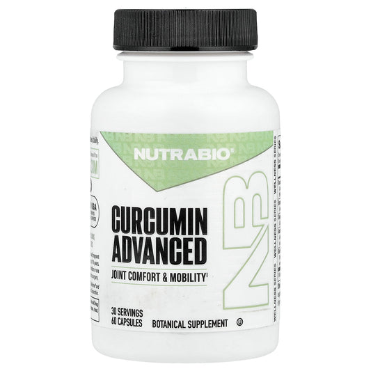 NutraBio, Curcumin Advanced, 60 Capsules