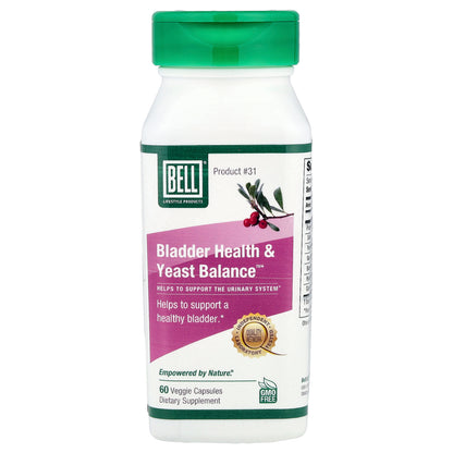 Bell Lifestyle, Bladder Health & Yeast Balance™, 60 Veggie Capsules