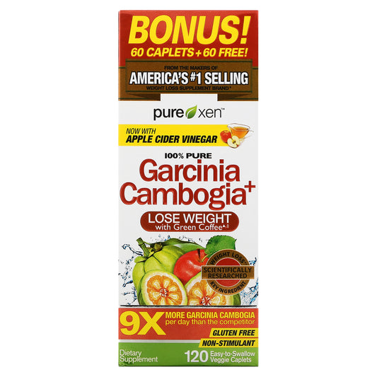 Purely Inspired, Garcinia Cambogia+, 120 Easy-to-Swallow Veggie Caplets