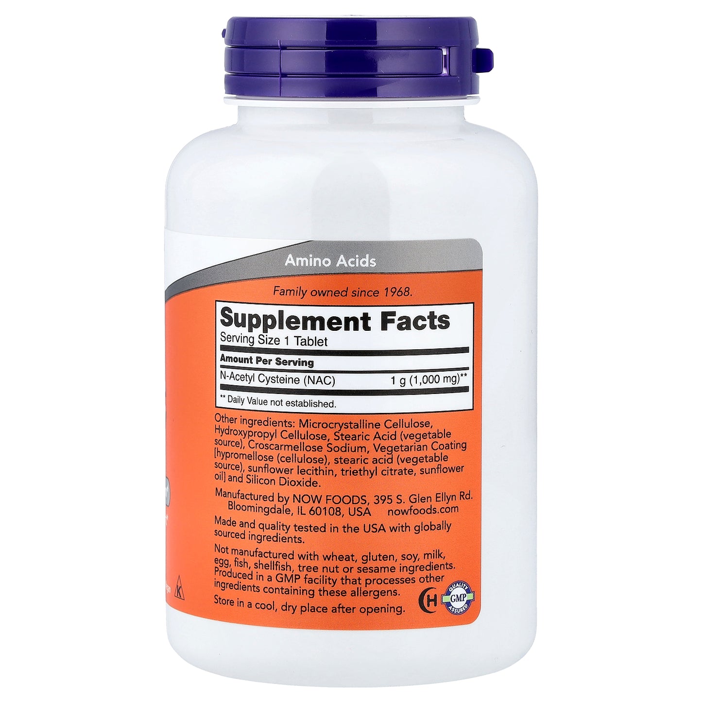 NOW Foods, NAC, 1,000 mg, 120 Tablets