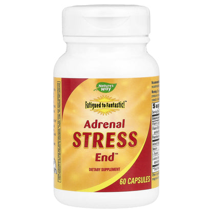 Nature's Way, Fatigued to Fantastic!™, Adrenal Stress End™, 60 Capsules