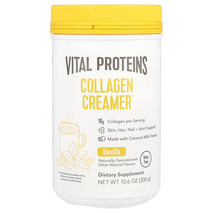 Vital Proteins, Collagen Creamer, Vanilla, 10.6 oz (300 g)