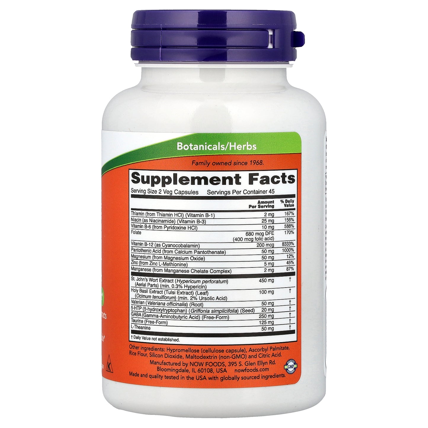 NOW Foods, Mood Support with St. John's Wort, 90 Veg Capsules