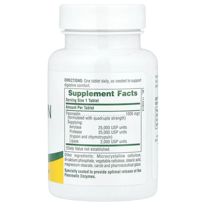 NaturesPlus, Pancreatin, 1,000 mg, 60 Tablets