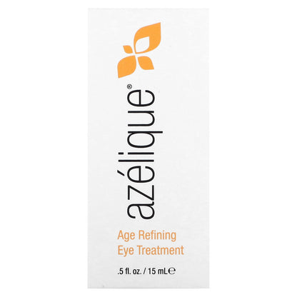 Azelique, Age Refining Eye Treatment, with Azelaic Acid, Rejuvenating and Hydrating, No Parabens, No Sulfates, 0.5 fl oz (15 ml)