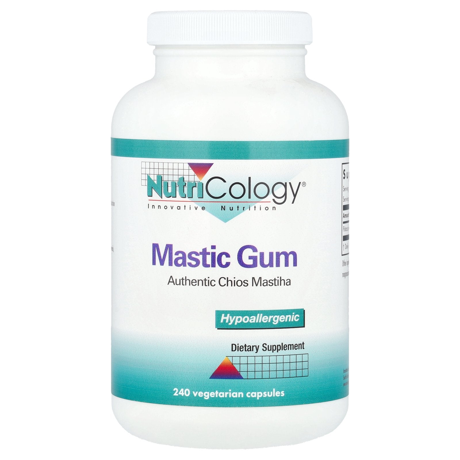 Nutricology, Mastic Gum, 0.5 g , 240 Vegetarian Capsules