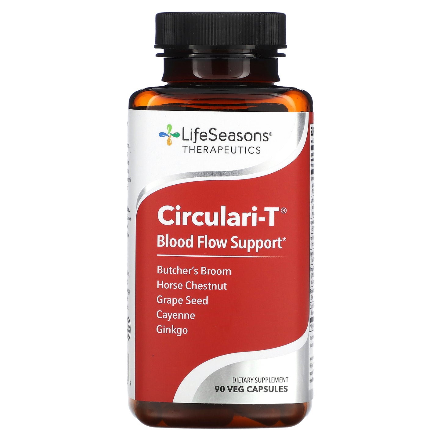 LifeSeasons, Circulari-T, Blood Flow Support, 90 Veg Capsules