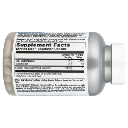 KAL, Chitosan, 750 mg, 120 Veg Caps