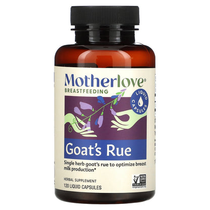 Motherlove, Breastfeeding, Goat's Rue, 120 Liquid Capsules