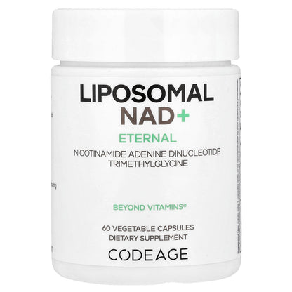 Codeage, Eternal, Liposomal NAD+, 60 Vegetable Capsules