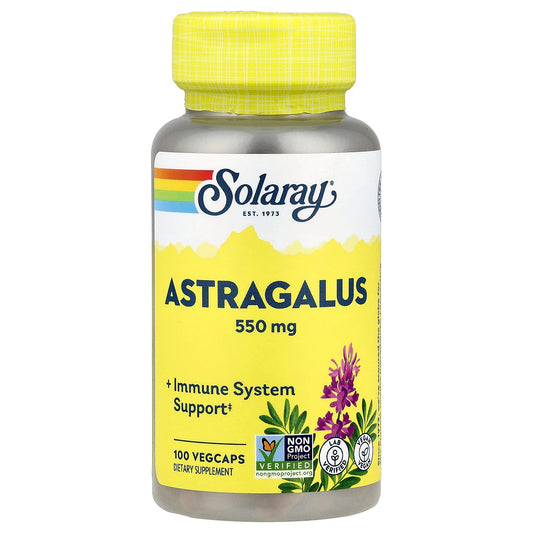 Solaray, Astragalus, 550 mg, 100 VegCaps