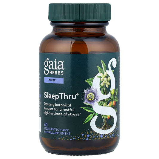 Gaia Herbs, SleepThru®, 60 Liquid Phyto-Caps®