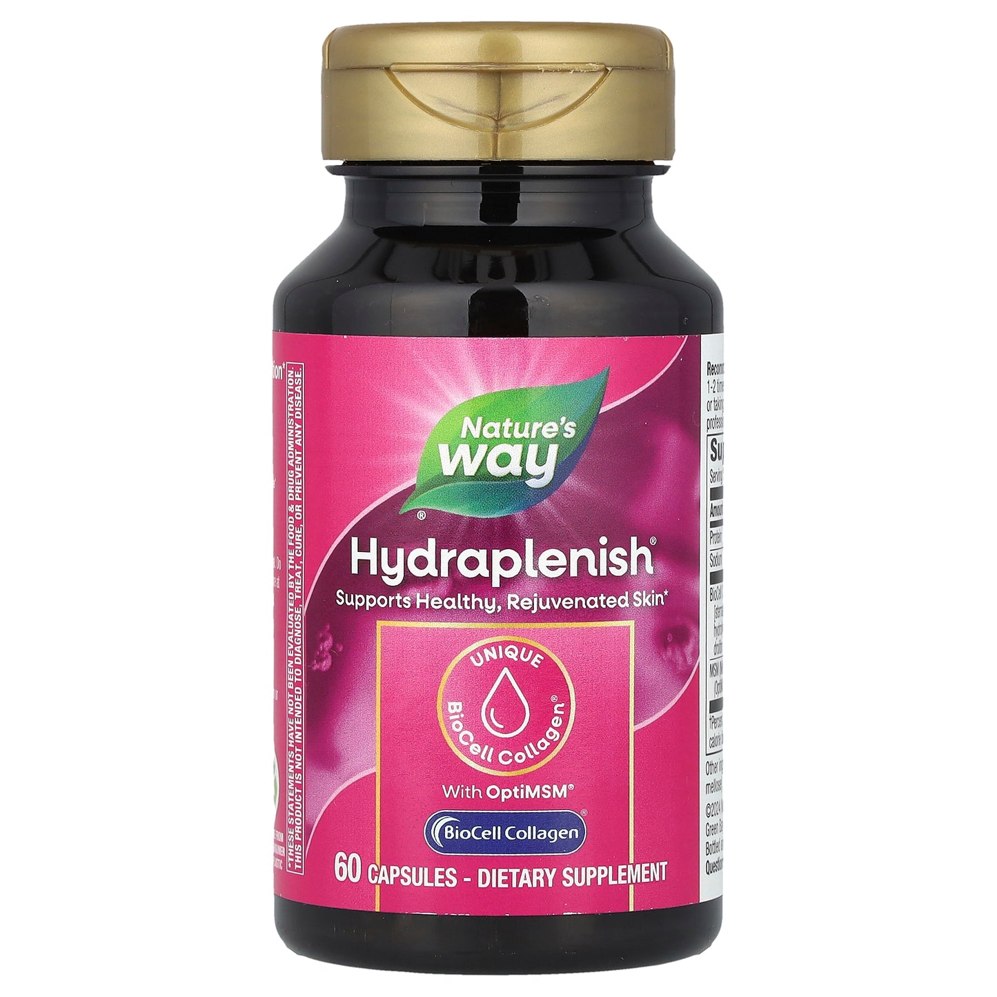 Nature's Way, Hydraplenish® With OptiMSM®, 60 Capsules