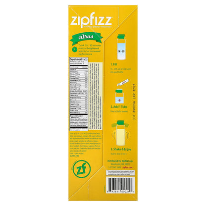Zipfizz, Drink Mix, Citrus, 20 Tubes, 0.39 oz (11 g) Each