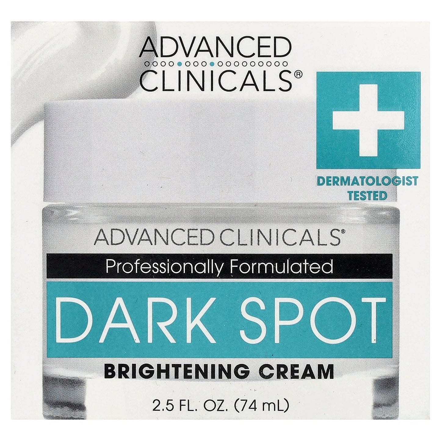 Advanced Clinicals, Dark Spot, Brightening Cream, 2.5 fl oz (74 ml)
