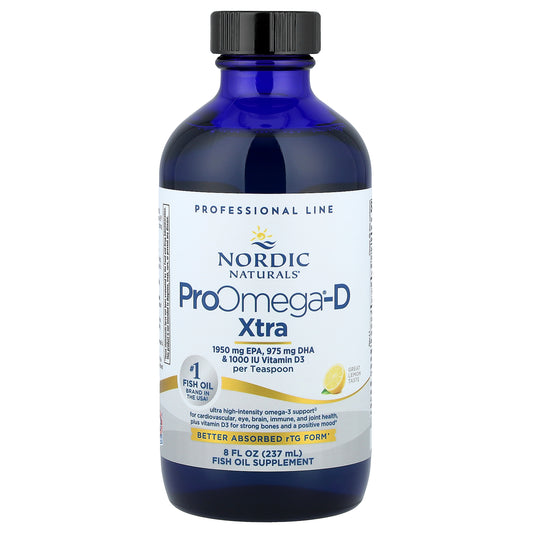 Nordic Naturals, ProOmega®-D Xtra, Great Lemon, 8 fl oz (237 ml)