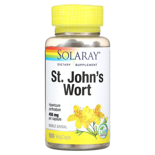 Solaray, St. John's Wort, 450 mg, 100 VegCaps