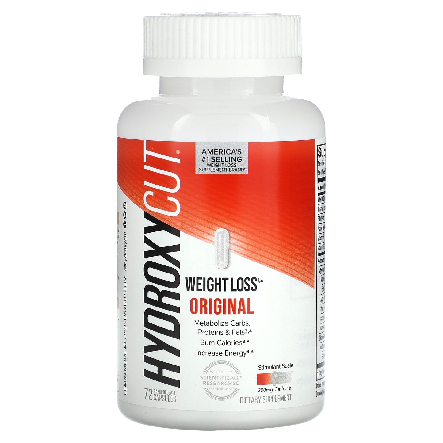 Hydroxycut, Weight Loss Original, 72 Rapid-Release Capsules