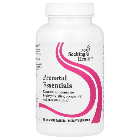 Seeking Health, Prenatal Essentials, 60 Chewable Tablets