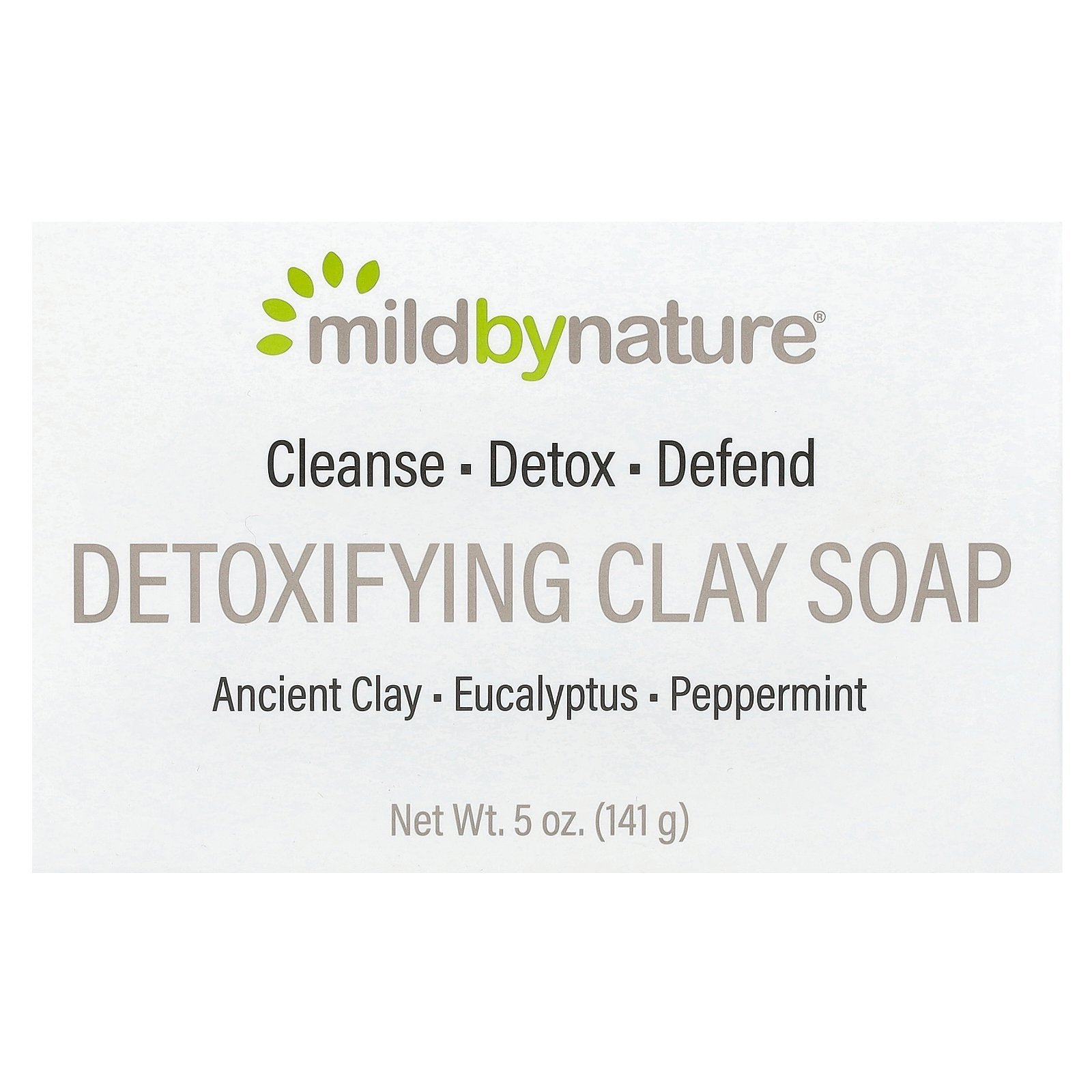 Mild By Nature, Detoxifying Clay Bar Soap, 5 oz (141 g)