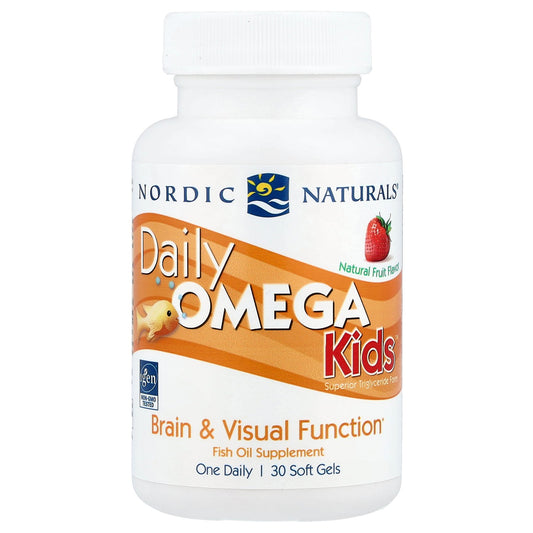 Nordic Naturals, Daily Omega Kids™, Natural Fruit, 30 Soft Gels